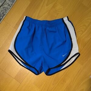 Nike Women's Athletic Shorts in Blue with White Trim
